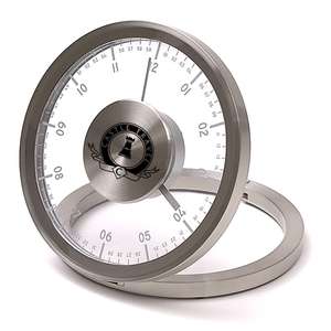 Metropolis Metal Table Clock