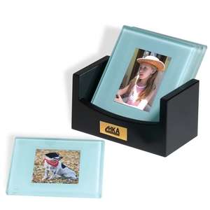 Custom Promotional Photo Coaster Set