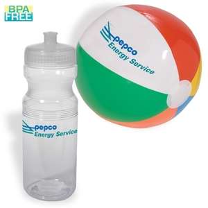 Custom Promotional Ball-In-A-Bottle Combo