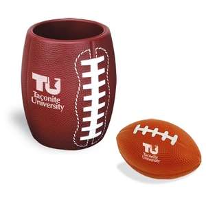 Custom Promotional Football In Can Holder