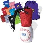 Promotional Fitness & Sports Gift Sets - Bag-In-Baseball Can Holder Combo