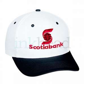 Cotton Twill Constructed Cap-Two Tone White