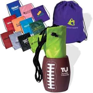 Bag-In-Football Can Holder Combo