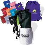 Logo Fitness & Sports Gift Sets - Bag-In-Golf Can Holder Combo
