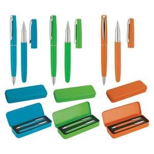 Custom Promotional Ventis Ballpoint/Rollerball Pen Set
