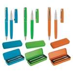 Custom Pen & Pencil Sets - Ventis Ballpoint/Rollerball Pen Set