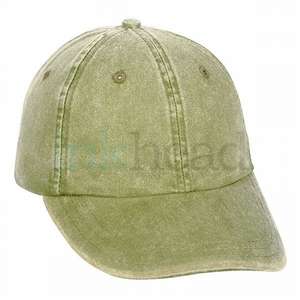 Custom Promotional Solid Unconstructed Washed Pigment Dyed Cap