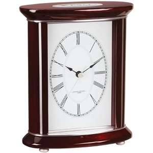 Custom Promotional Mahogany Desk Clock