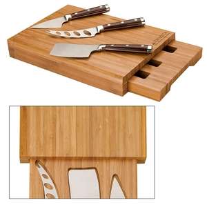 Custom Promotional Bambu 4 pc. Cheese Set