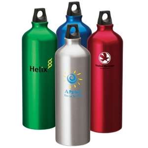 1 Liter Aluminum Sport Flask II with Domed Sports Top