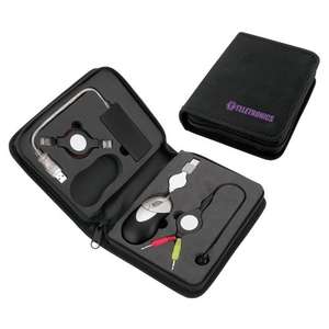 Custom Promotional 4 pc. Basic Computer Travel Kit