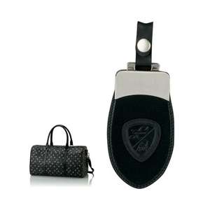 Lamborghini Luggage Black Monogram Duffel Bag