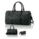 Custom Duffel & Sport Bags - Lamborghini Luggage Black Monogram Duffel Bag