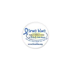 Custom Promotional Round One Piece Button - 1-3/4"