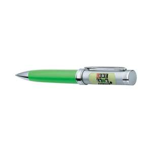Alzato 3D Molded Rubber Custom Pen Green
