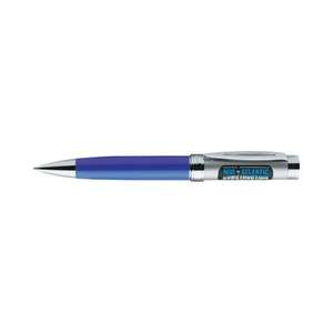 Alzato 3D Molded Rubber Custom Pen Blue
