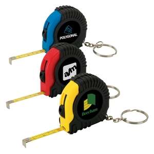 Custom Promotional Mini Tape Measure Keyring