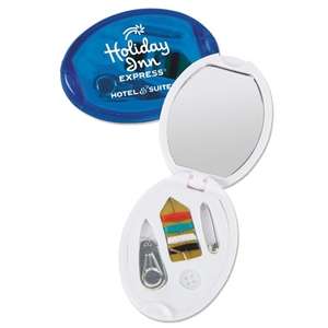 Custom Promotional Oval Sew Kit with Mirror