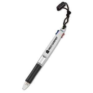 2-Color Neck Pen with Safety Breakaway 