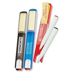 Custom Promotional Dual Pens with Case and Sticky Notes