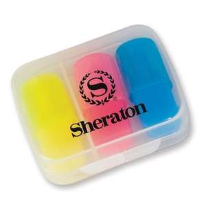 Custom Promotional 3-Pack Mini Highlighters
