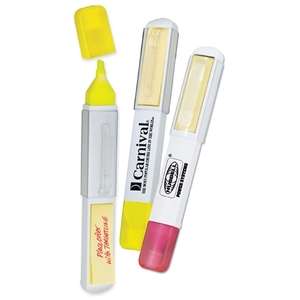 Highlighter with Sticky Note Pad 