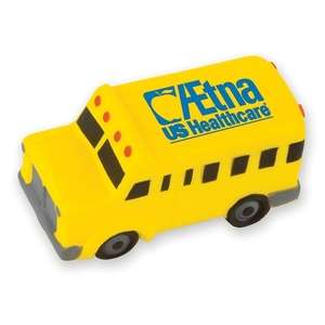 Custom Promotional School Bus Stress Reliever