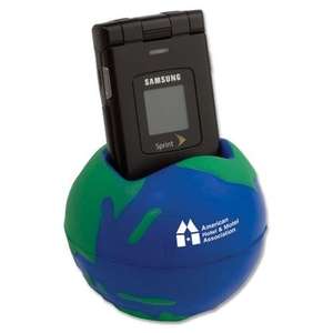 Custom Promotional Globe Cell Phone Holder