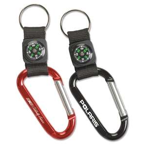 Carabiner with Compass Key Tag 