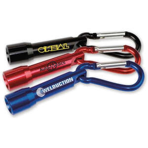 Custom Promotional Small Carabiner with Flashlight