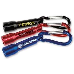 Small Carabiner with Flashlight