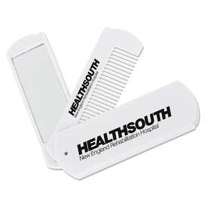 Custom Promotional Folding Comb With Mirror
