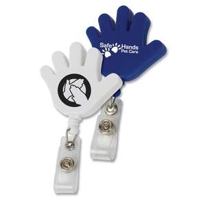 Custom Promotional Hand Retractable Badge Holder