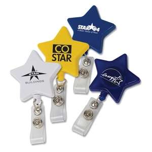 Star Retractable Badge Holder