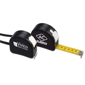 Custom Promotional 16 Foot Black Tape Measure