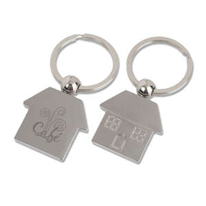 Custom Promotional Metal House Key Tag