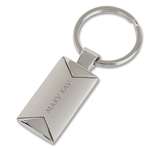 Promotional Metal Keychains - Two Tone Key Tag