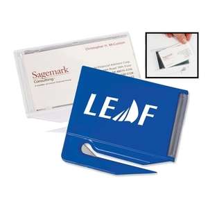 Custom Promotional Business Card Letter Opener with Mirror