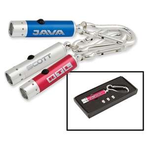 Flashlight with Carabiner in a Gift Box