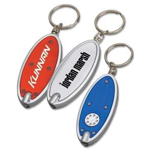 Custom Promotional Oval Key Tag Light