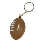 Custom Keychains & Key Tags - Mini Football Stress Reliever Key Tag