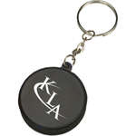 Promotional Stress Reliever Keychains - Mini Hockey Puck Stress Reliever KeyTag
