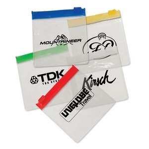 Custom Promotional Clear Pouch with Color Trim