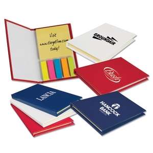 Custom Promotional Sticky Note Caddy with Flags