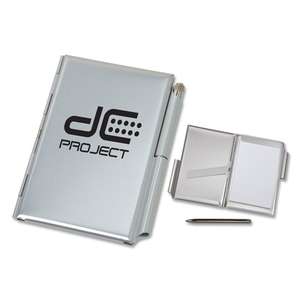 Aluminum Jotter with Metal Pen 
