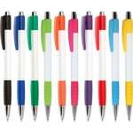 Imprinted Grip Pens - Color Array Ball Pen