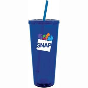 Spirit Acrylic Tumbler with Straw - 20 oz.