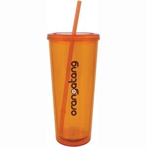 Spirit Acrylic Tumbler with Straw - 20 oz.