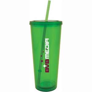 Spirit Acrylic Tumbler with Straw - 20 oz.