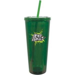 Spirit Acrylic Tumbler with Straw - 20 oz.